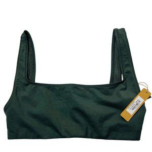 SKIMS Body Basics Wide Neck Bralette Deep Sea XXS